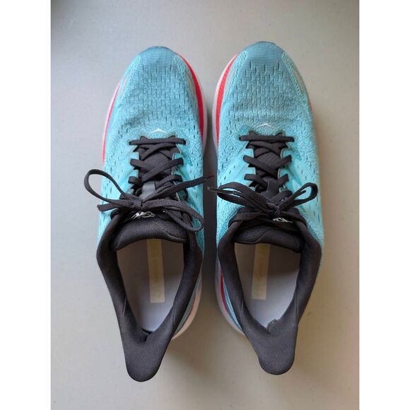 Hoka One Mens Clifton 8 Lace-up Road Running Athletic Shoes Blue Size 10.5D main image 4